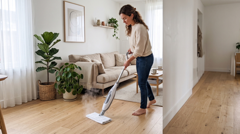 Damprenser til gulv: Sådan vasker du gulve med damp (og det må du ikke)