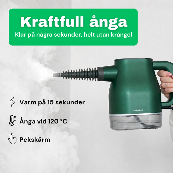 SE: CleanFriend PureSteam™ ångtvätt 1