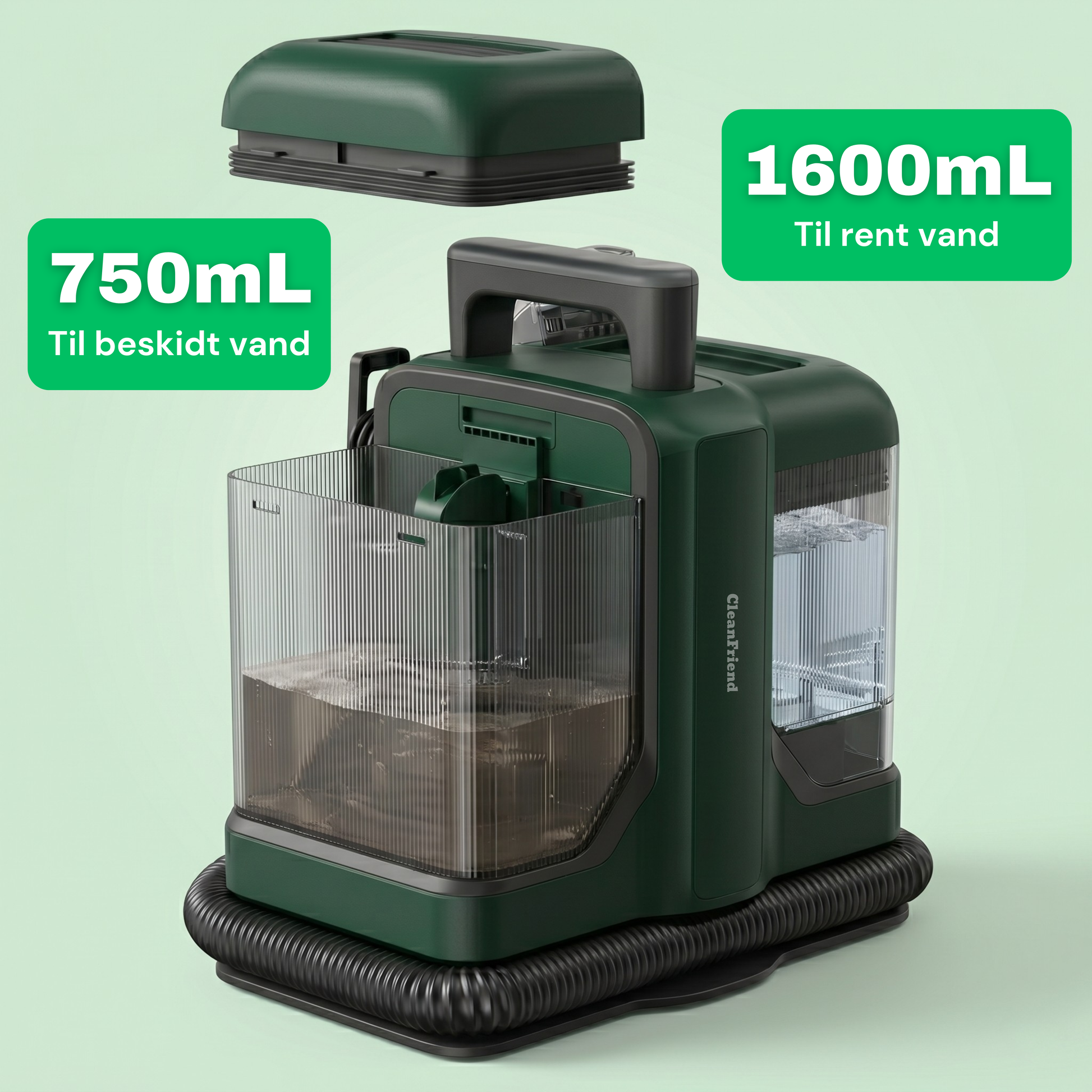 CleanFriend SpotCleaner™ tæpperenser – detaljevisning af mundstykke
