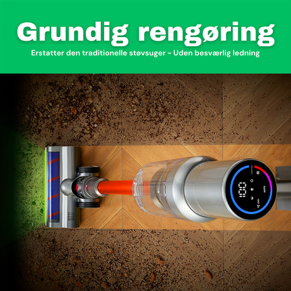 CleanFriend Absolute™ ledningsfri støvsuger – rengøring af tæppe i stue