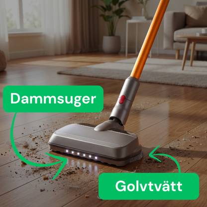 SE: CleanFriend Flow™ dammsuger och tvättar golvet i samma drag