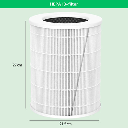 HEPA 13-filter til AirFlow70™ luftrenser – monteret i luftrenseren