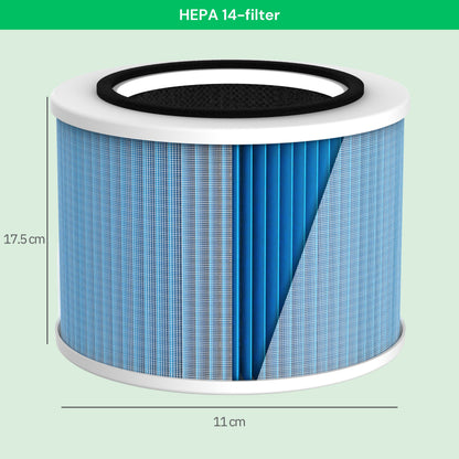 SE: HEPA 14-filter till AirFlow30™ PRO luftrenare – mått