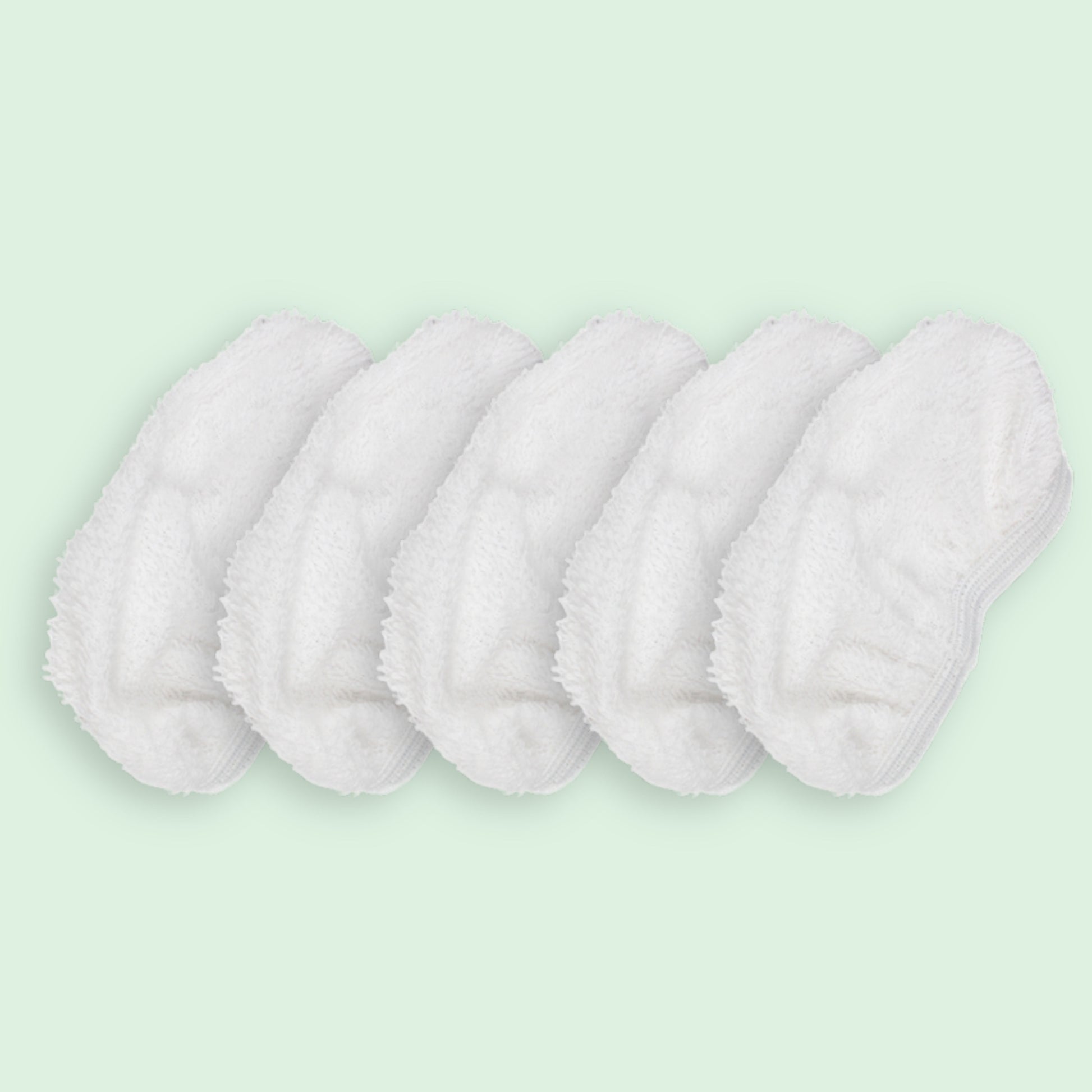 5x dampklud til CleanFriend PureSteam™ damprenser – mikrofiberklude til gulvvask