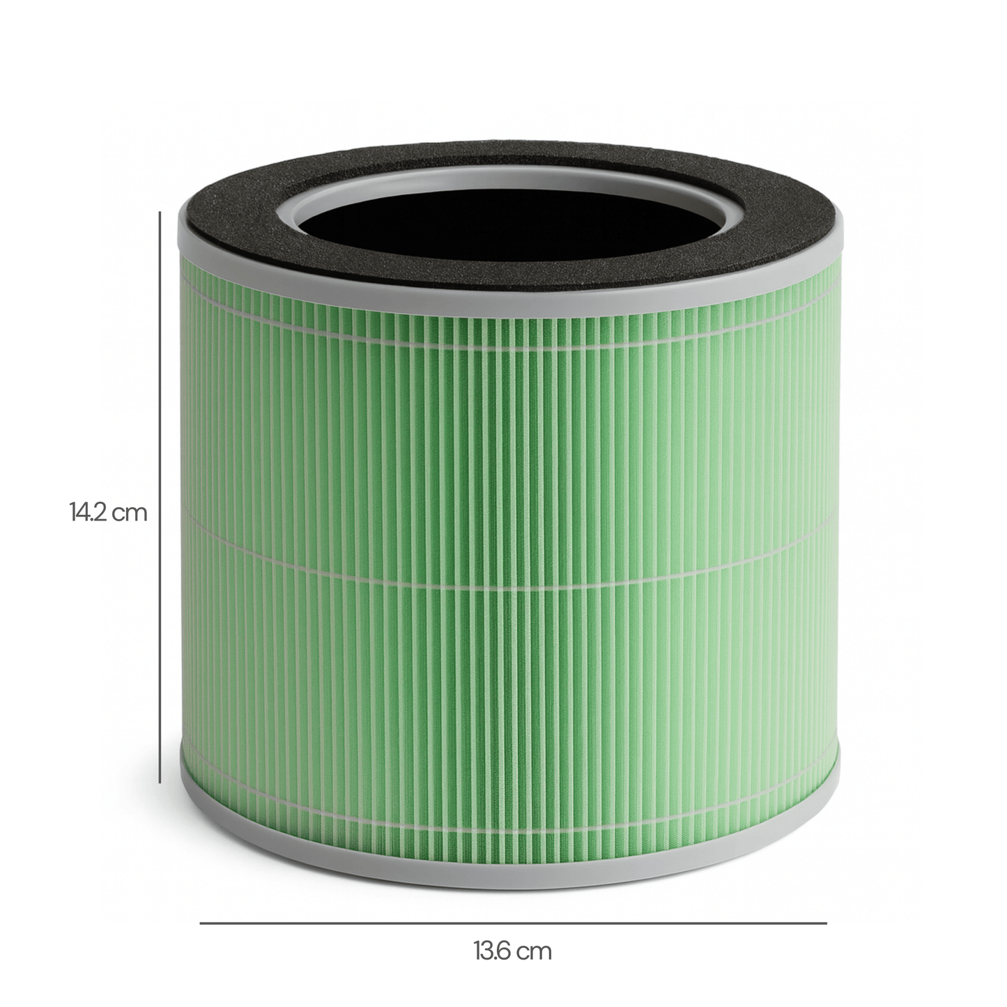 HEPA 13-filter til AirFlow15™ luftrenser – set fra siden