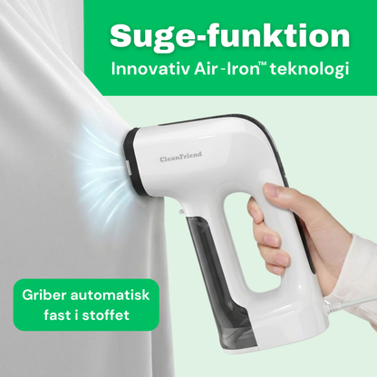 CleanFriend Steamy™ tøjdamper – set i brug