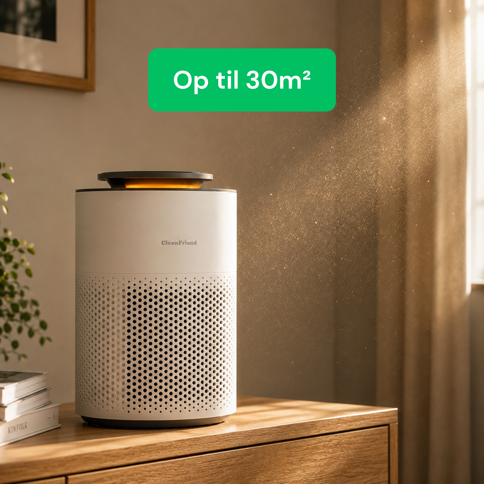 CleanFriend AirFlow15™ luftrenser – set fra siden